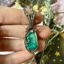 Raw Emerald in Sterling silver