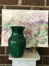 Poured Green Vase (canvas sold separately)