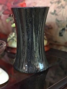 Black-Silver & Gold Vase