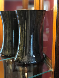Black-Silver & Gold Vase