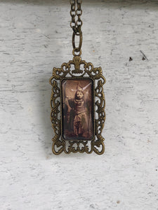 Vintage witch necklace