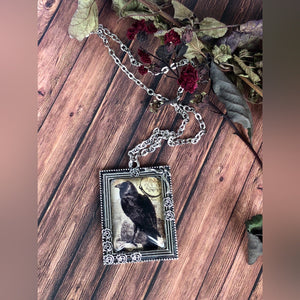 Raven necklace